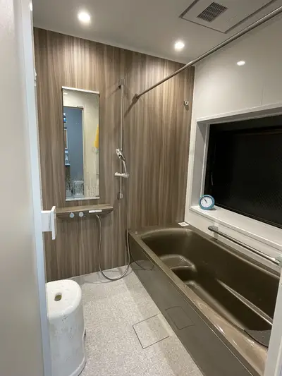 寒いお風呂がホテル仕様に