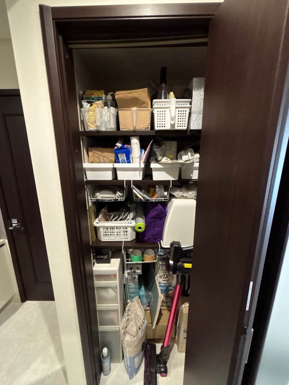 クローゼットを洗面台に造作