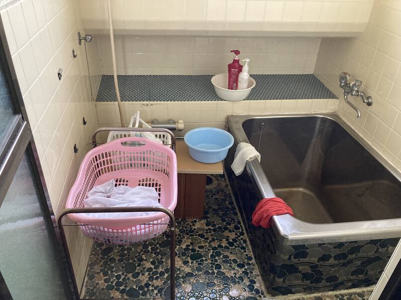 使われていなかった1階車庫が快適なバスルームに！