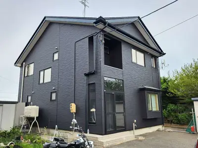 外壁塗装でかっこよく生まれ変わった外観