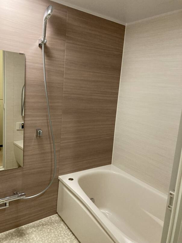 掃除がしやすくシンプルなお風呂にリフォーム