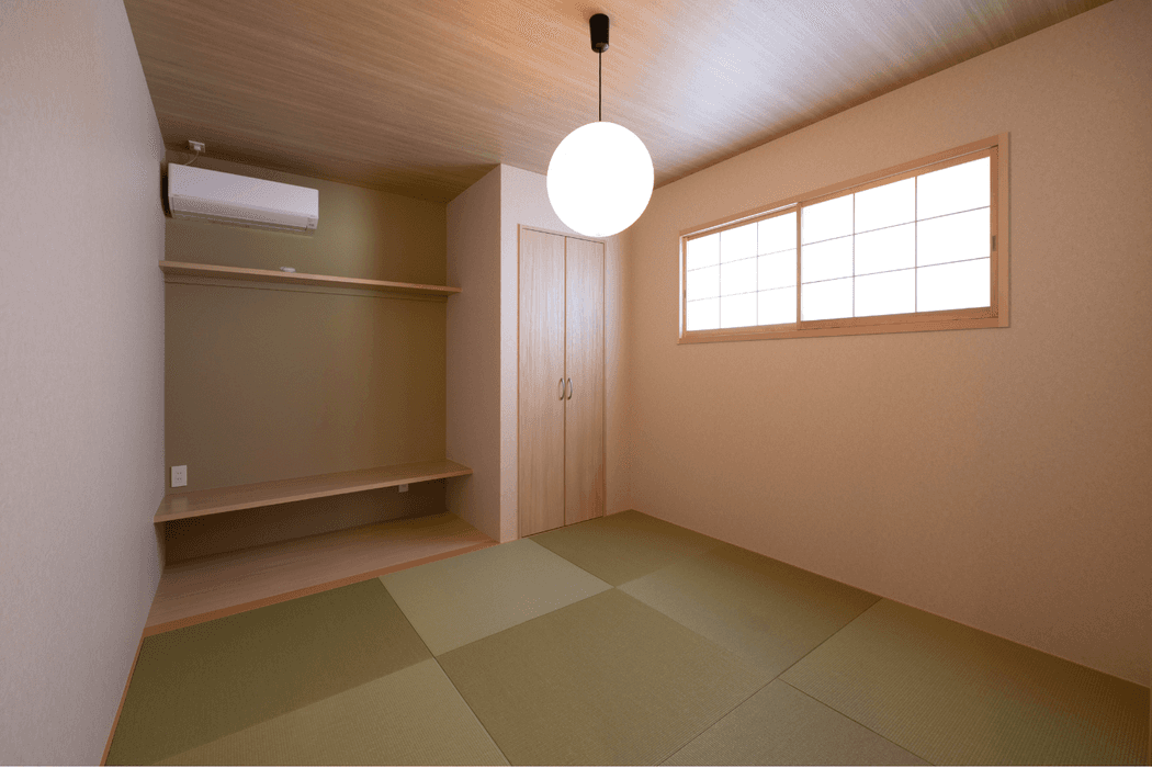 和の趣と北欧風のナチュラルな素材感を融合させた家