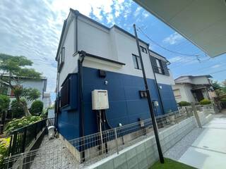 粉にはおさらば、防水機能が復活した外壁塗装