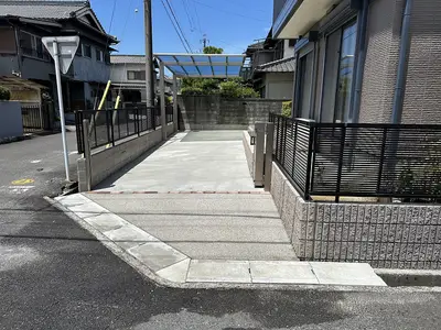 中高年世代がライフスタイルに合わせて駐車場改修工事ⅱ