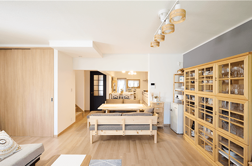 多彩な居場所があるLDK