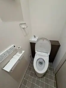 収納の多いトイレ