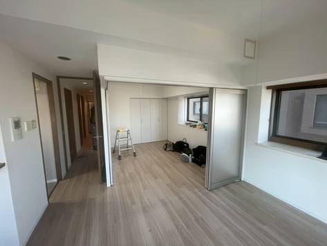 L字建具で部屋を開放的に