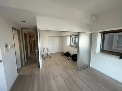 L字建具で部屋を開放的に