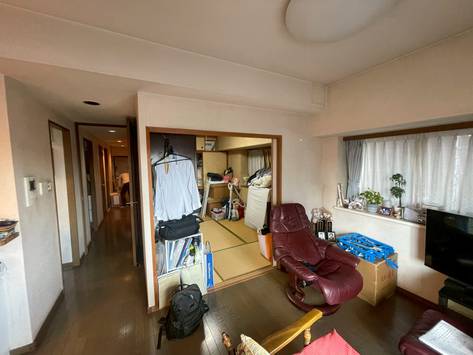 L字建具で部屋を開放的に