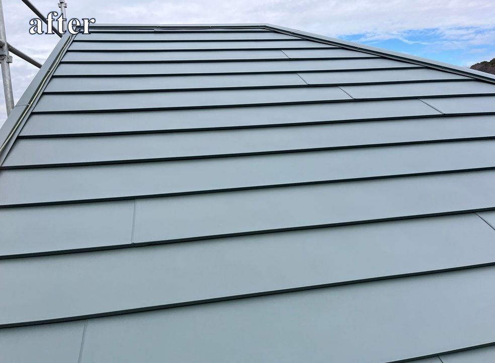 屋根葺き替え(カバー工法)工事