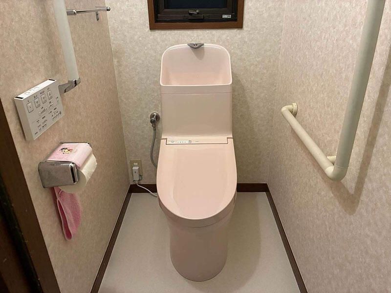 快適性を高めたトイレに