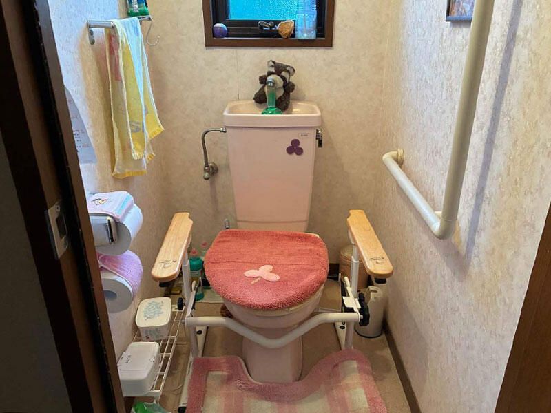 快適性を高めたトイレに