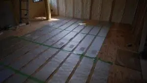 モダンな住宅の新築工事