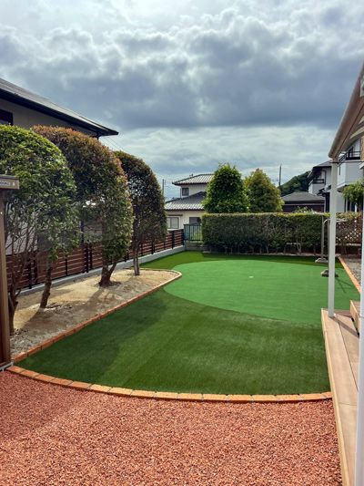 生垣や植栽のお手入れがしやすい外構にリフォーム