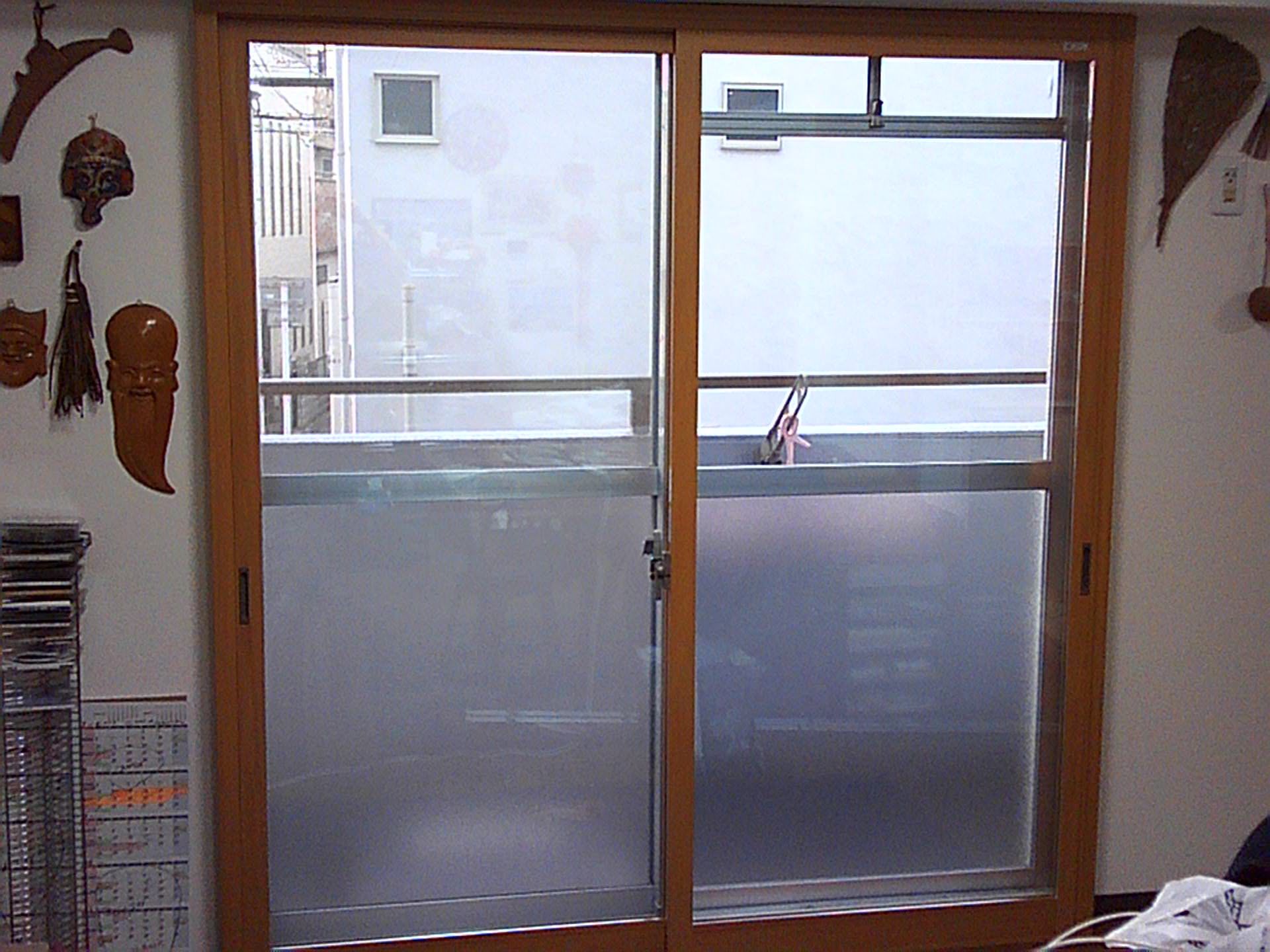 窓の二重サッシ工事