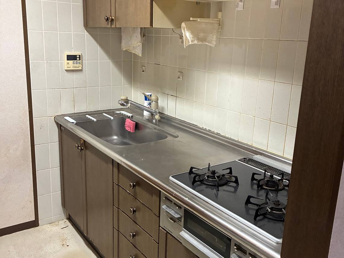 33年使ったキッチンの交換