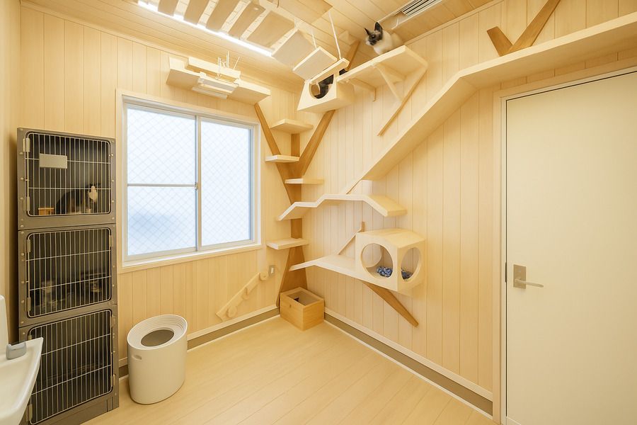 保護猫が安心して暮らせる部屋を消臭