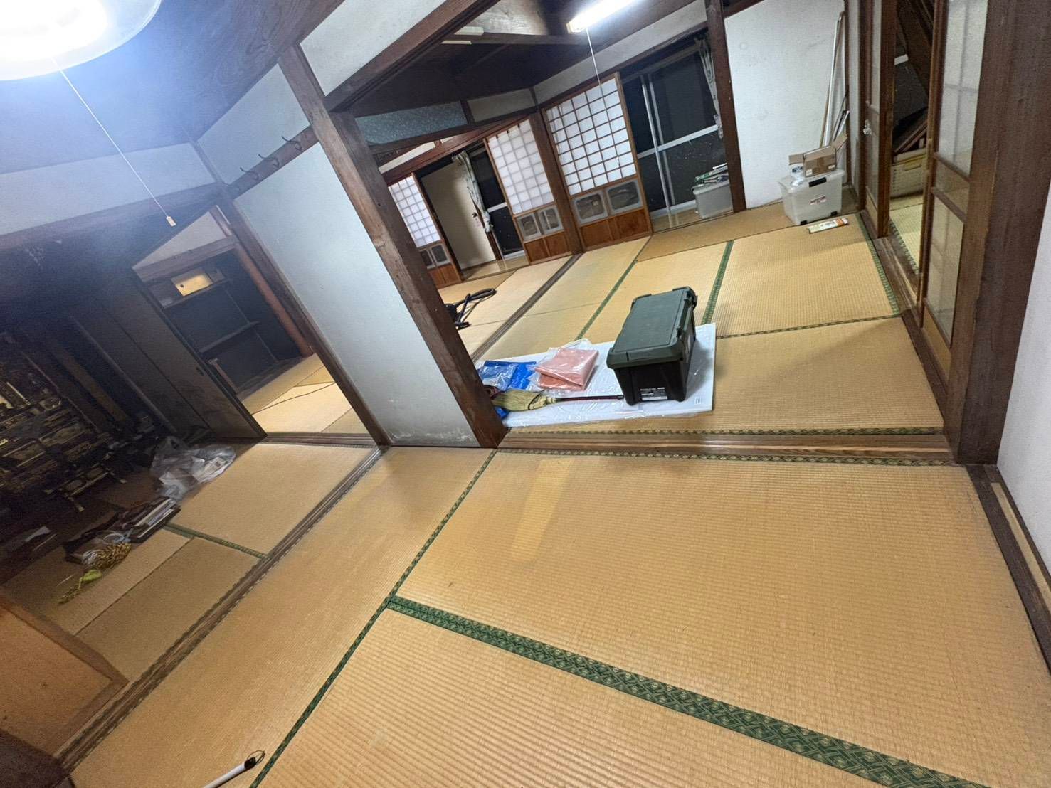 広すぎる座敷を２ゲストルームにリフォーム