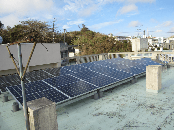 住宅用太陽光発電パネルの設置