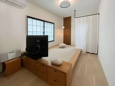 空間を有効活用した収納充実の住まいに