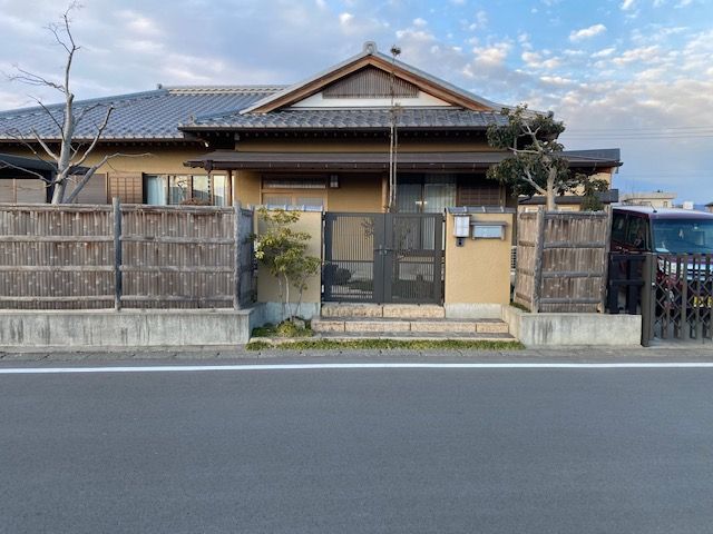 外構　数寄屋門、塀の設置