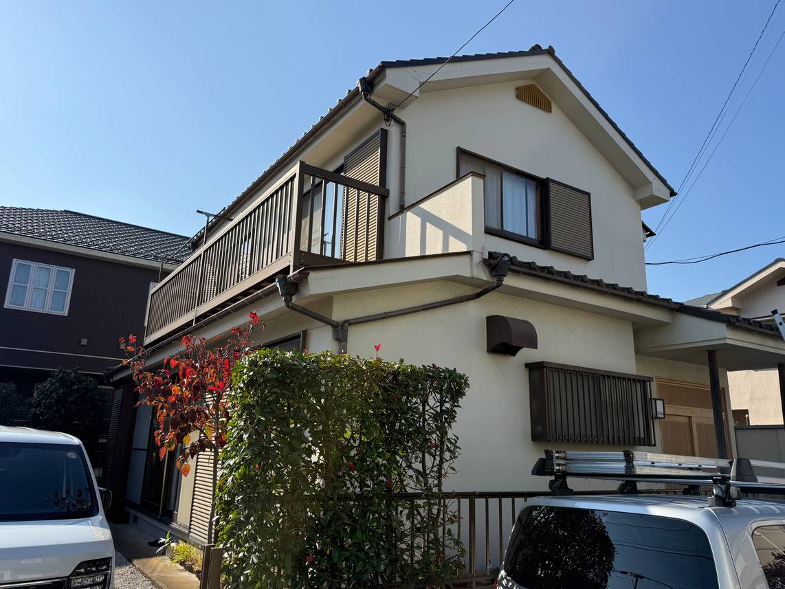 ラジカルシリコン塗料を使用した外壁塗装