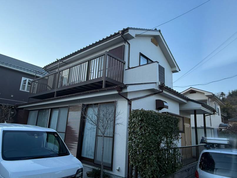 ラジカルシリコン塗料を使用した外壁塗装