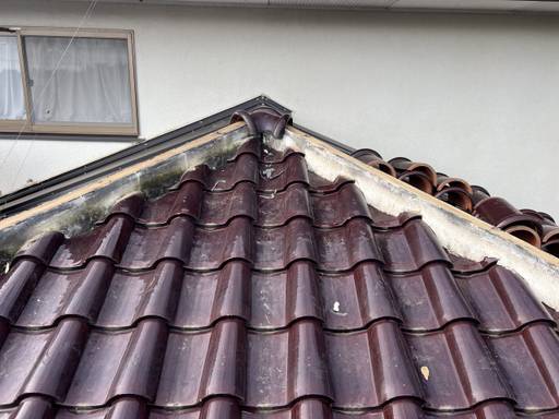 瓦屋根の部分修理