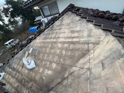 瓦屋根の部分修理