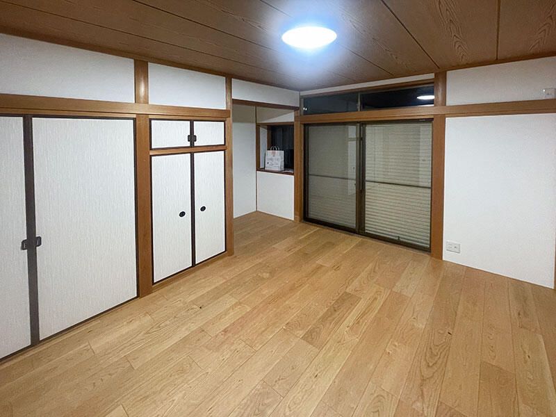 和室の雰囲気を活かした空間に