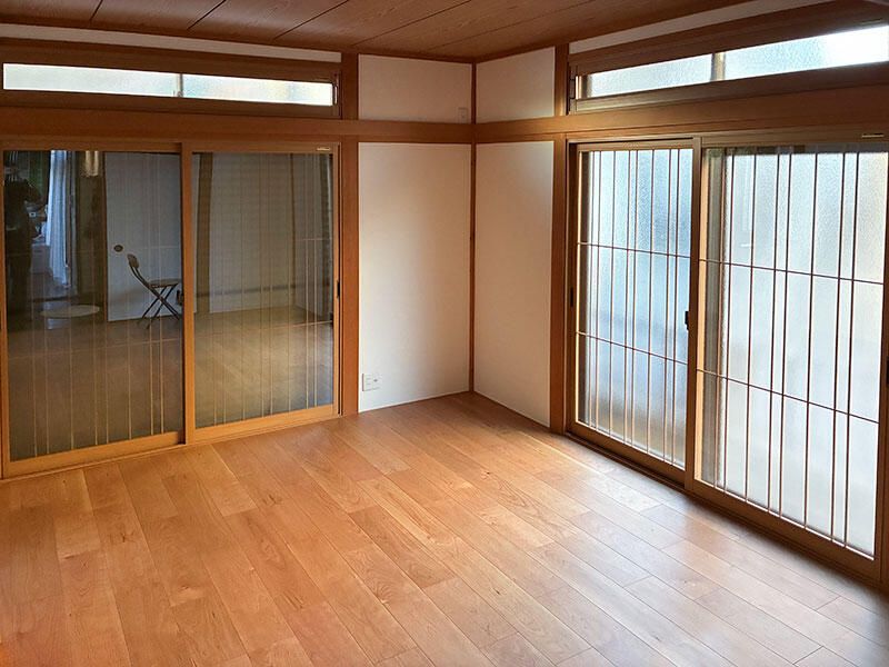和室の雰囲気を活かした空間に