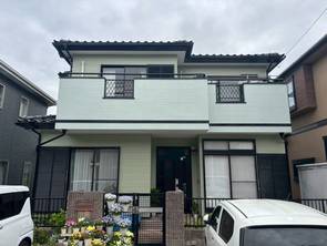 市原市内にて外壁塗装をさせていただきました。