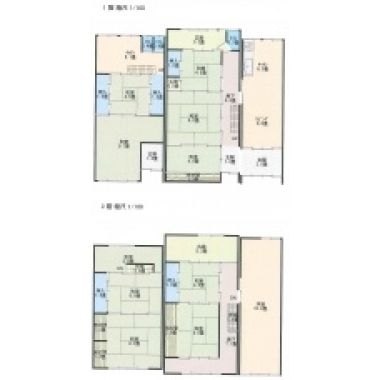 古民家の町屋の為、お隣のお家とつながった造りとなっておりました。別々のお家3件を1つのお家としてフルリフォームをご希望されました。
