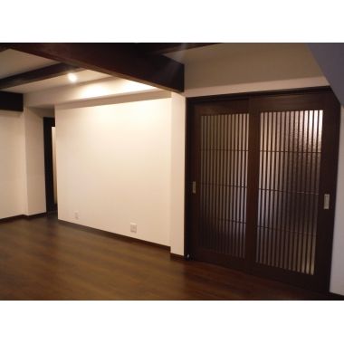 町屋の古民家も古材を活かした広々ＬＤＫに