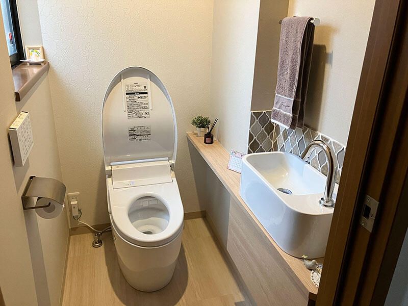 理想をかたちにした、こだわりの水まわり