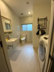 洗面・トイレ一体スペースのリフォーム
