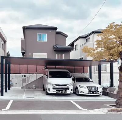 3台用カーポートの施工事例