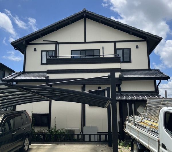 和風住宅の外壁・木部塗装リフォーム