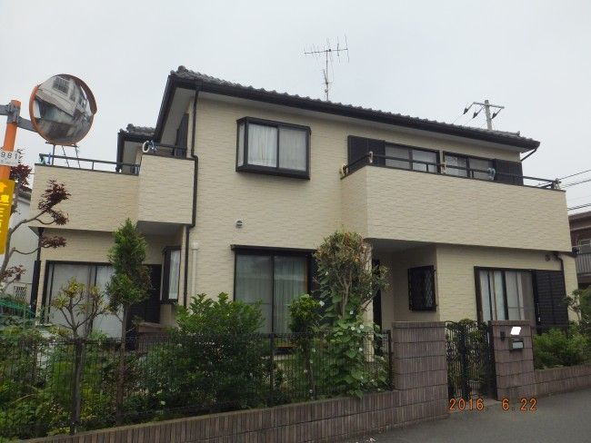 無機塗料による外壁塗装と屋根・バルコニー補修