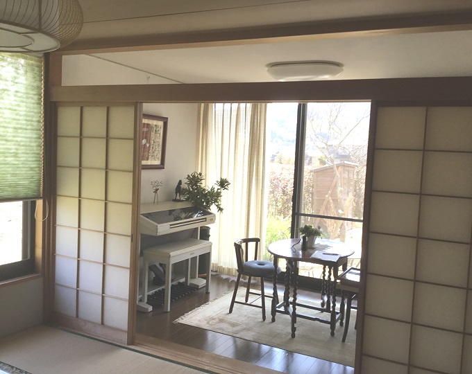 和室を介護・寝室用の洋室へ改築したリフォーム