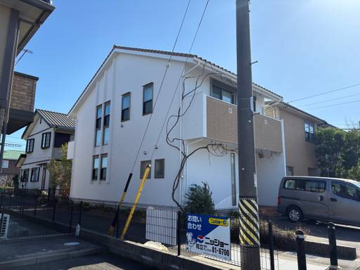高級無機塗料を使用した外壁塗装3度塗り