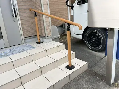 安心して昇り降りできる玄関へ