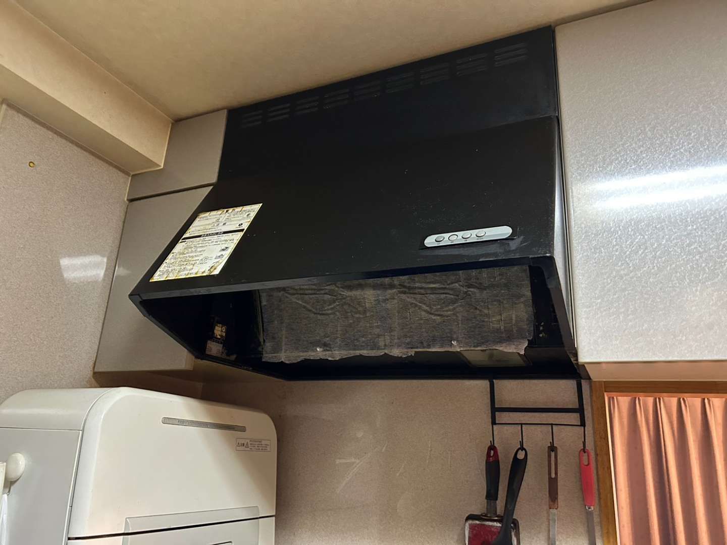 マンションのレンジフード交換