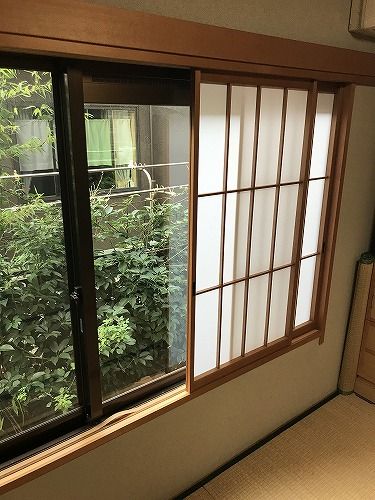 和室になじむ和紙調内窓で冬の寒さを解消