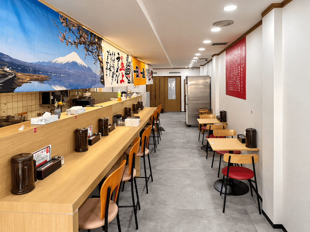 飲食店（ラーメン店）の店舗改装・内装工事