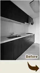 リフォーム＋DIYでグリーンが似合うナチュラルな空間に