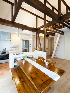 開放感あふれるリビングダイニング。居心地よい空間となりました