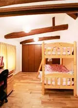 先代から受け継いだ梁のある家