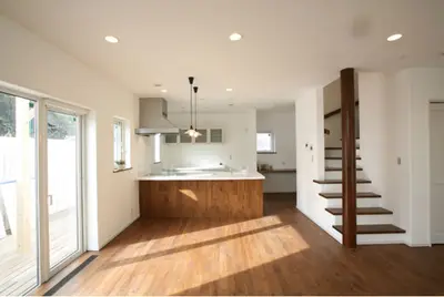 自然素材にこだわった家