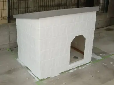 断熱性高いｶﾞｲﾅで犬小屋も快適に